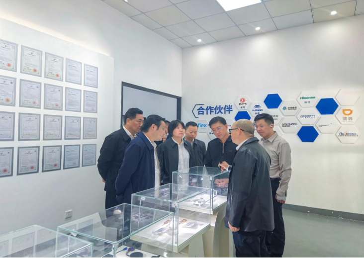 常德市領(lǐng)導一行蒞臨旦迪考察指導”